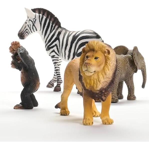 Juego de Animales Silvestres Schleich - 4 Piezas para 3+
