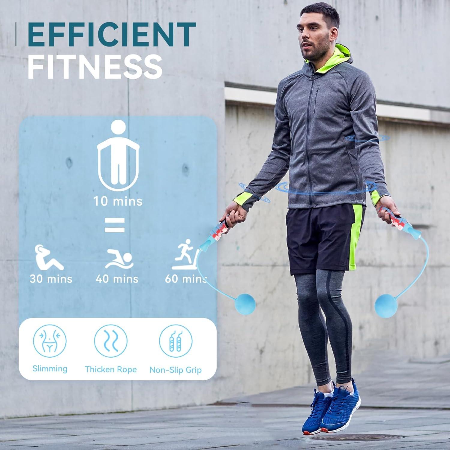 Cuerda de Salto Sin Cuerda VOPOCO Ajustable para Fitness