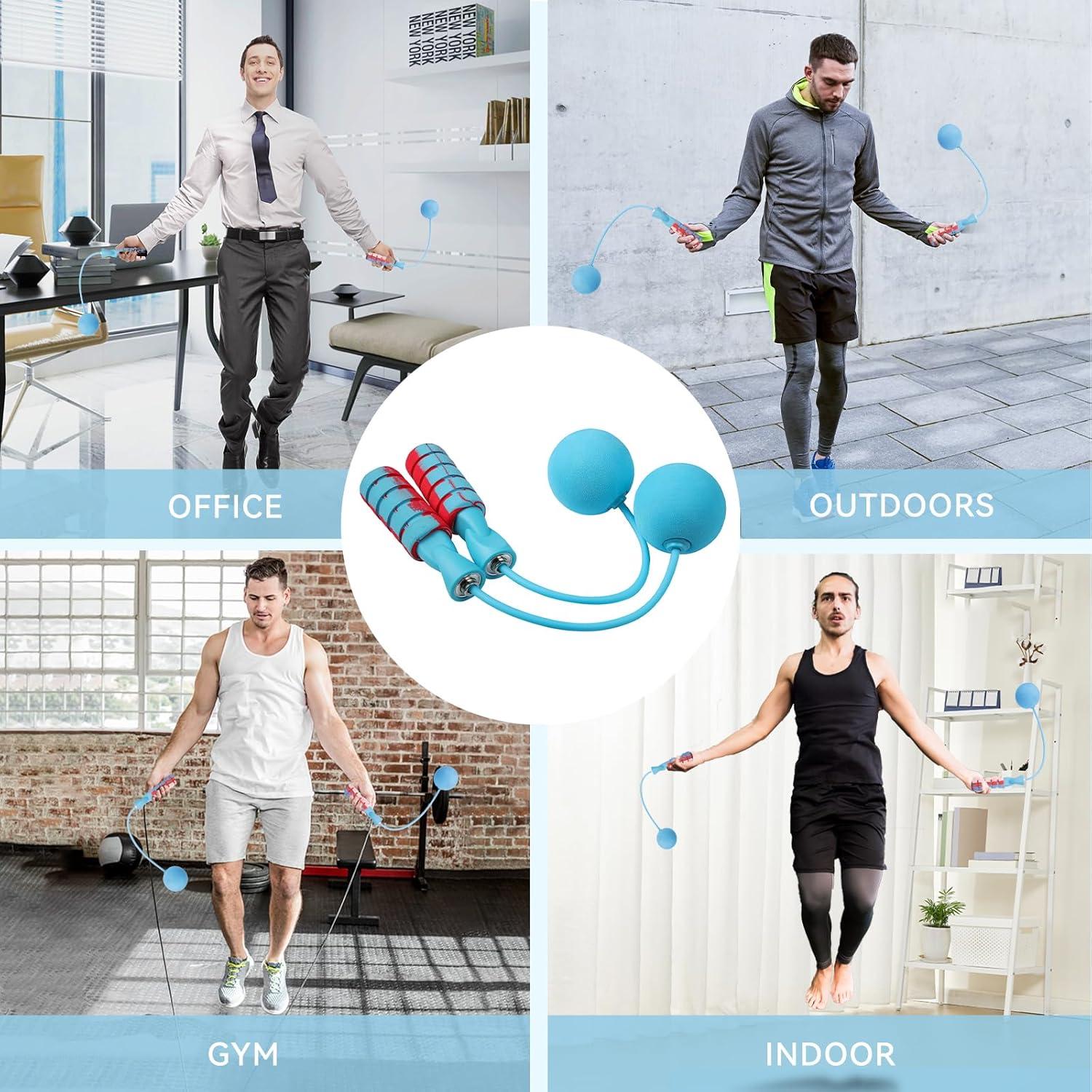 Cuerda de Salto Sin Cuerda VOPOCO Ajustable para Fitness