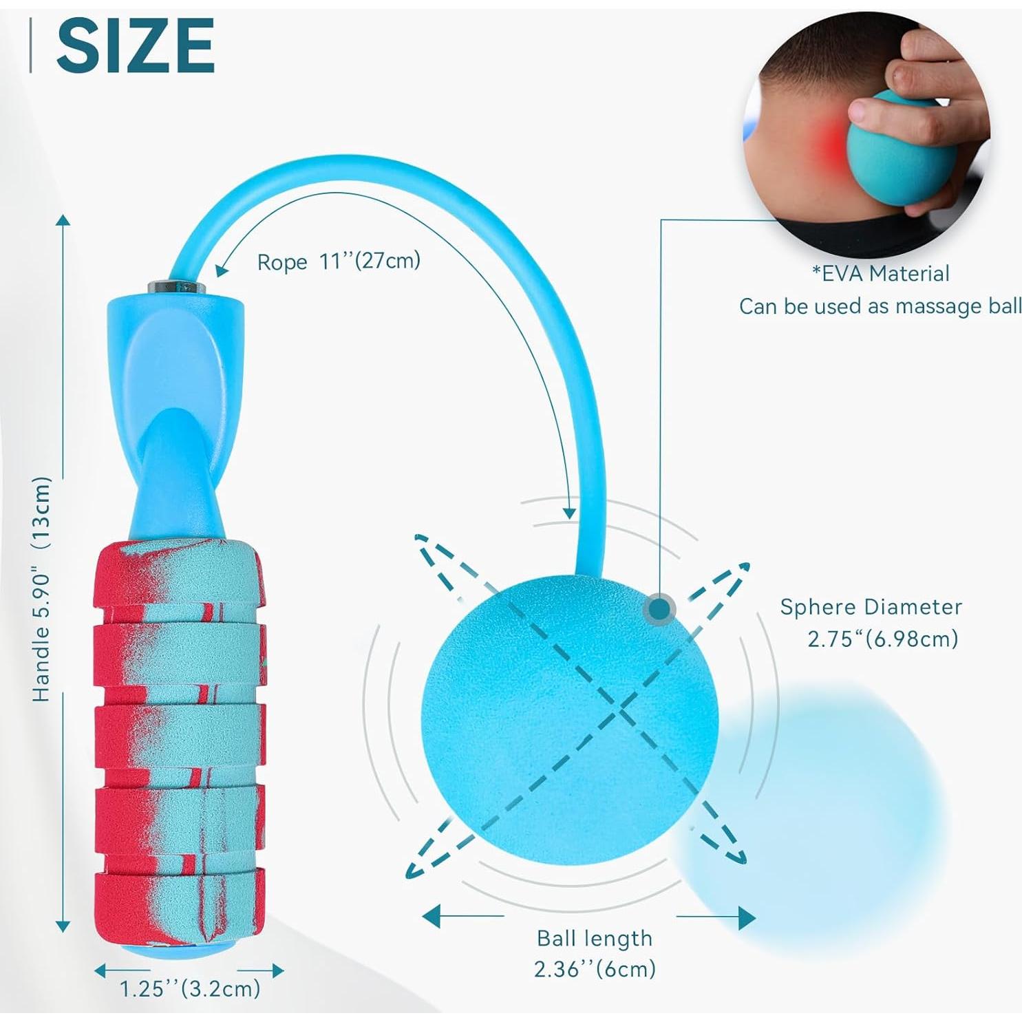 Cuerda de Salto Sin Cuerda VOPOCO Ajustable para Fitness