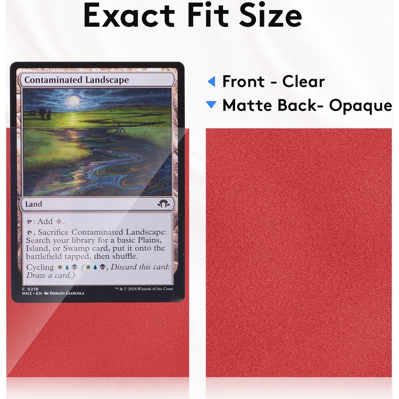 1200 Fundas Mate para Cartas SEFOWG - 12 Colores 66x91mm