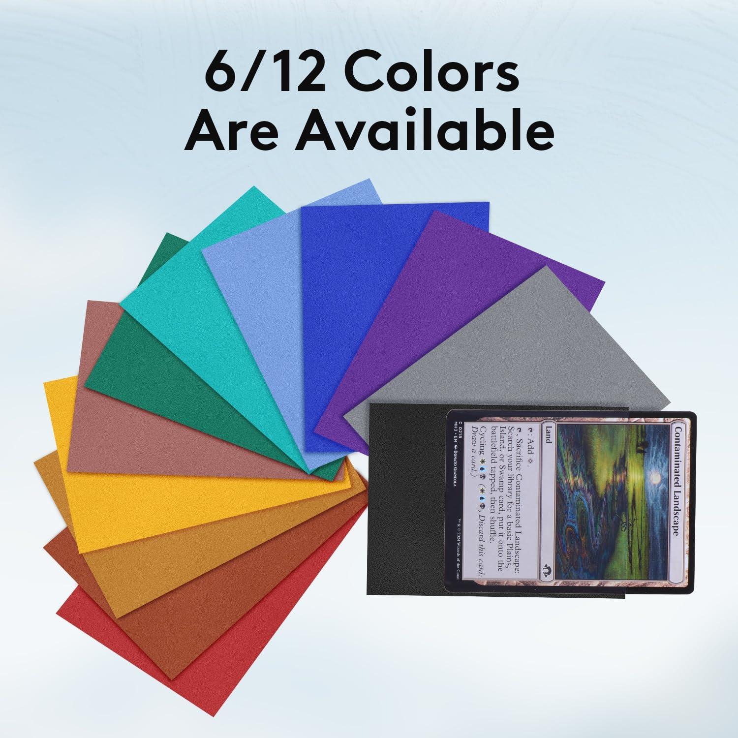 1200 Fundas Mate para Cartas SEFOWG - 12 Colores 66x91mm