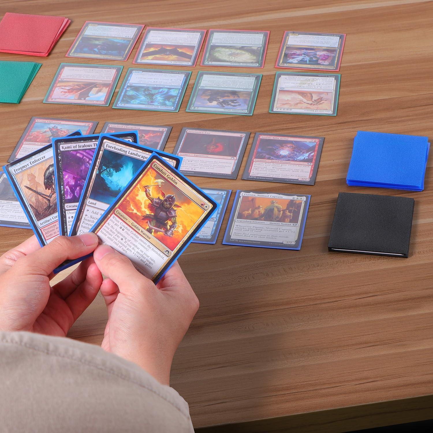 1200 Fundas Mate para Cartas SEFOWG - 12 Colores 66x91mm