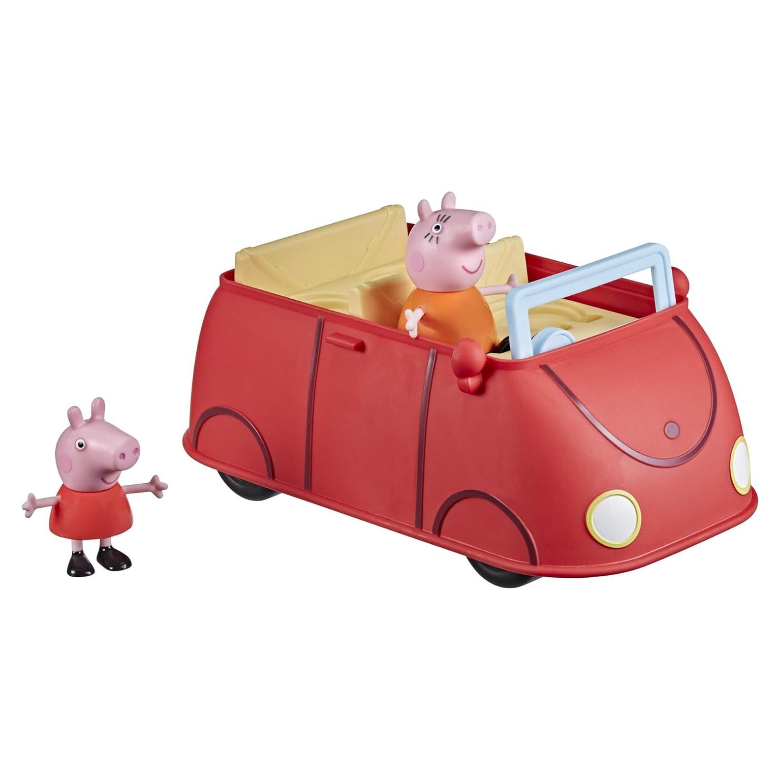 Coche Rojo Peppa Pig con Sonido y 2 Figuras - Juguete