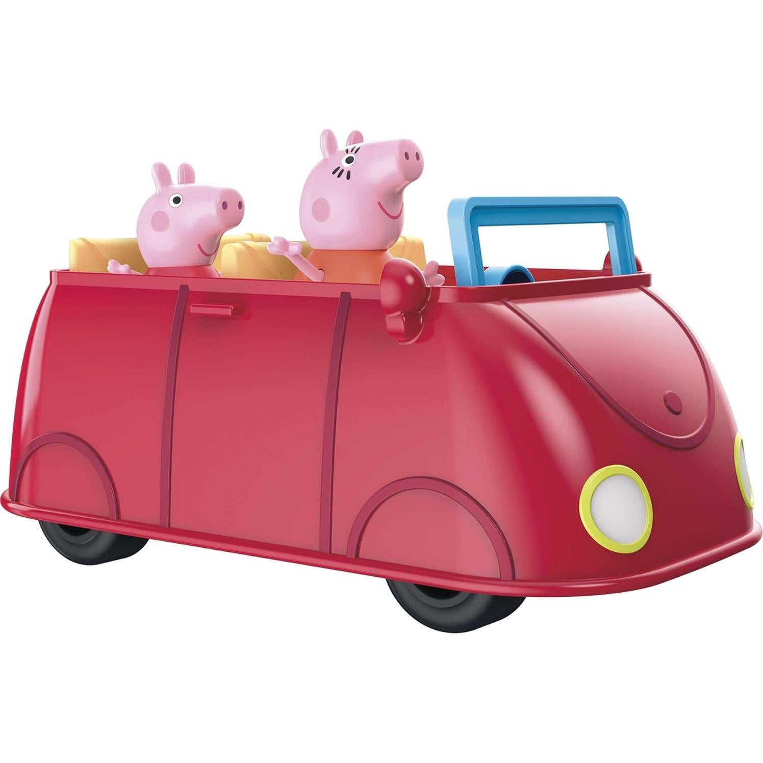 Coche Rojo Peppa Pig con Sonido y 2 Figuras - Juguete
