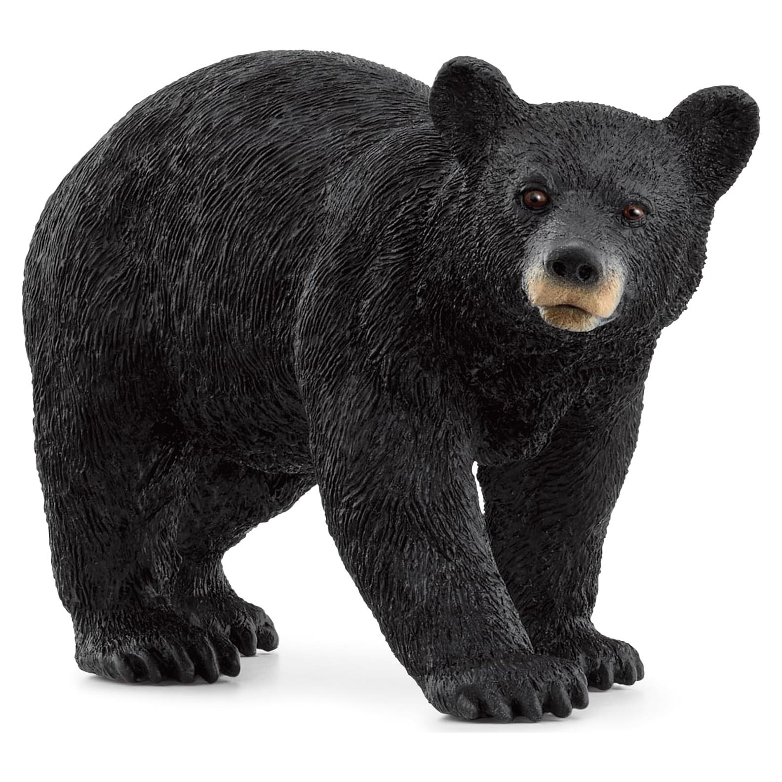 Wild Life - Wild Animal Toy American Black Bear Figurine - Kids and Toddlers Ages 3+