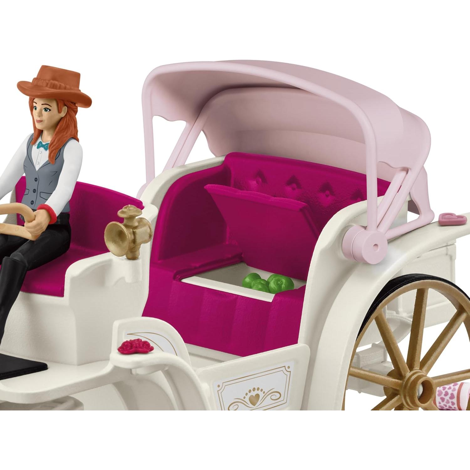 Carroza de Boda Schleich con Novios y Caballo Lipizzaner