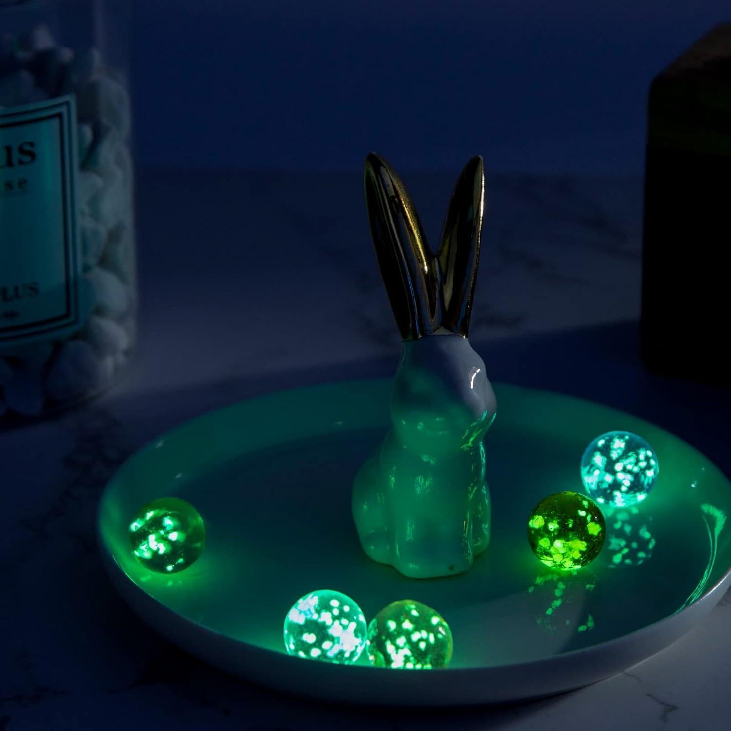 Canicas de Vidrio MCPINKY 36PCS con 5 Brillantes 16mm