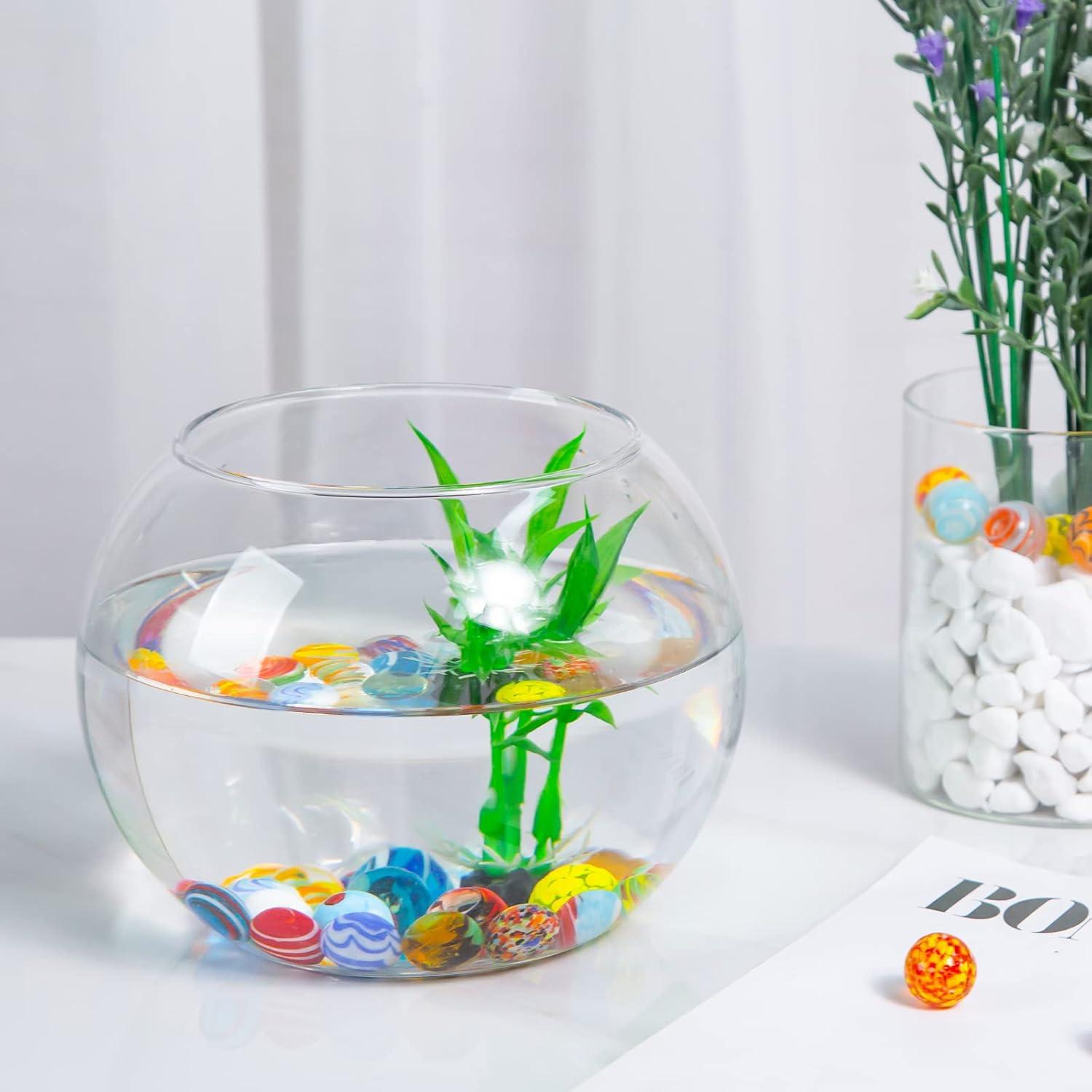 Canicas de Vidrio MCPINKY 36PCS con 5 Brillantes 16mm