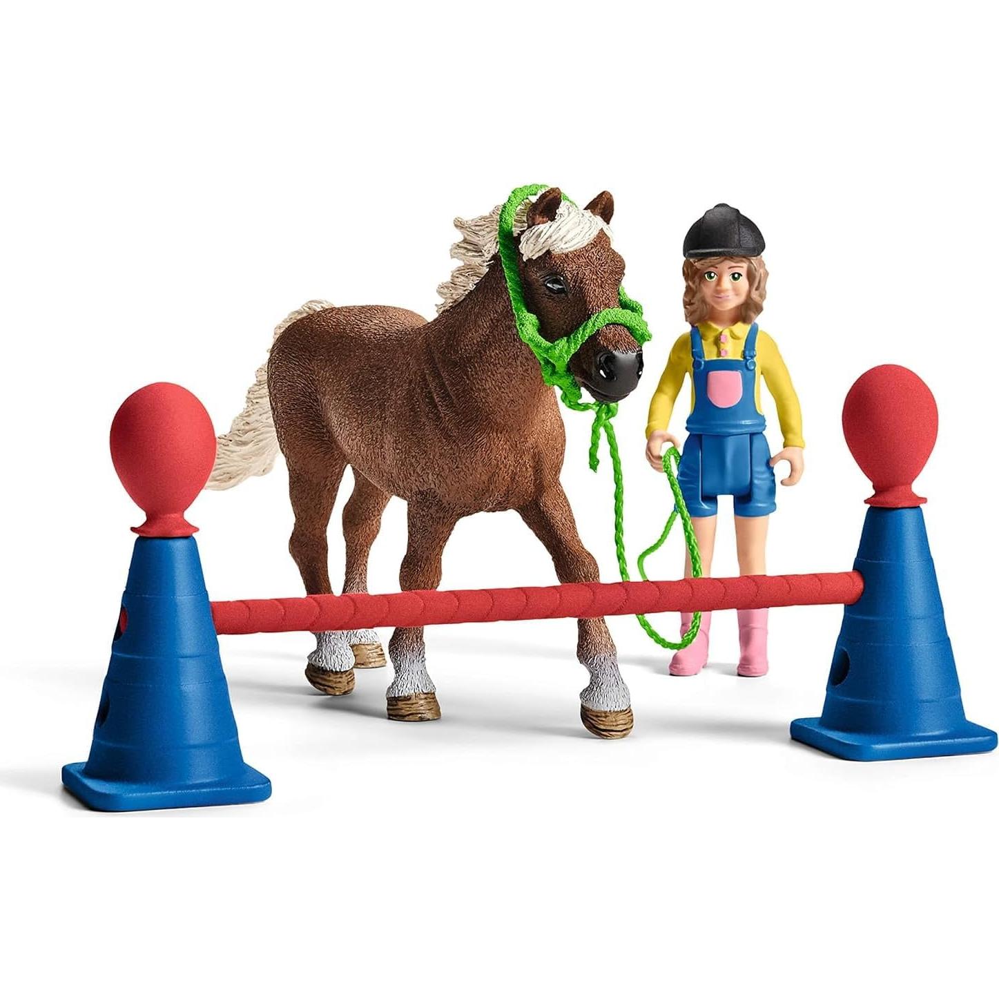 Juego de Agilidad de Pony Schleich - 41 Piezas para Niños 3+