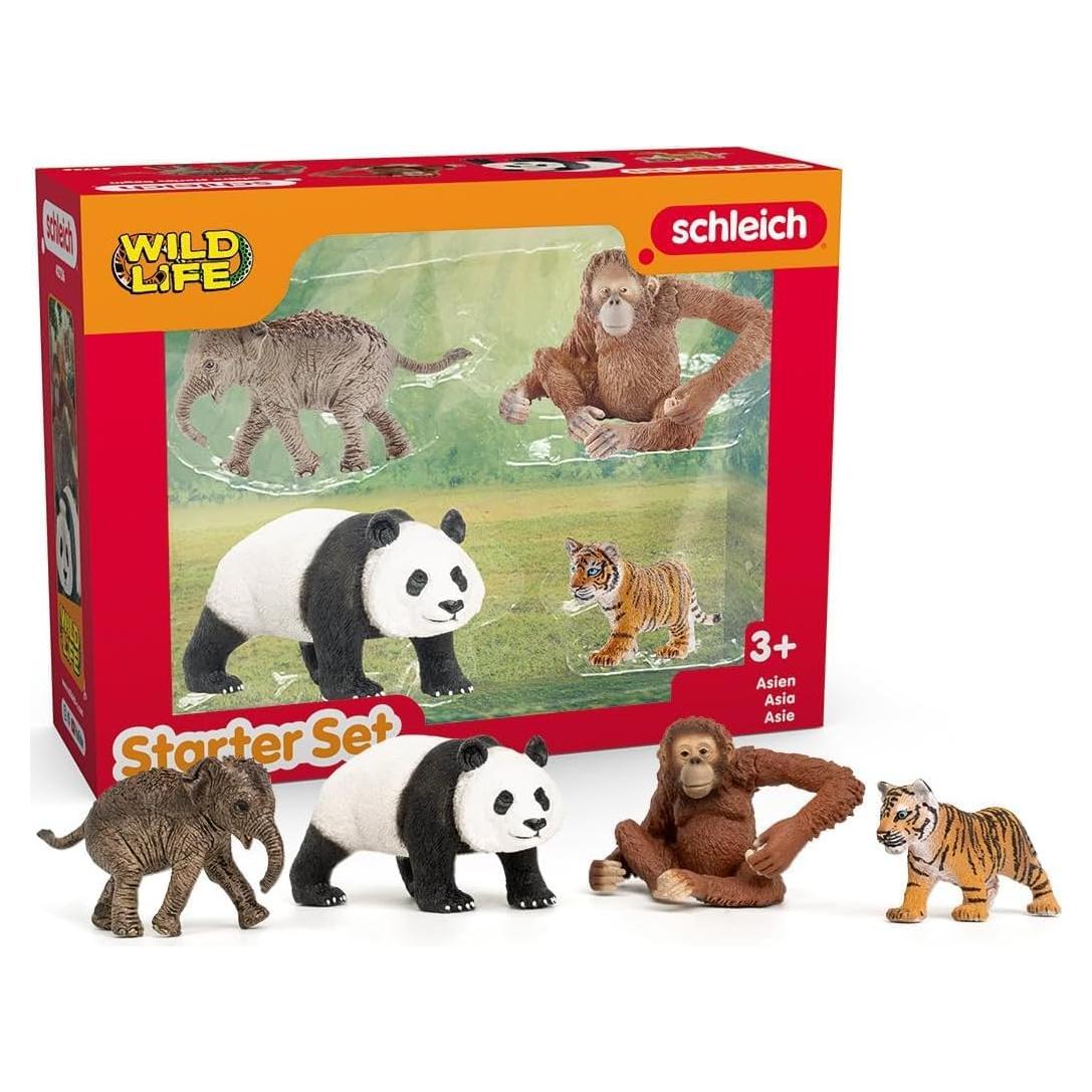 Juego de Inicio Vida Silvestre Schleich 4 Piezas 3+