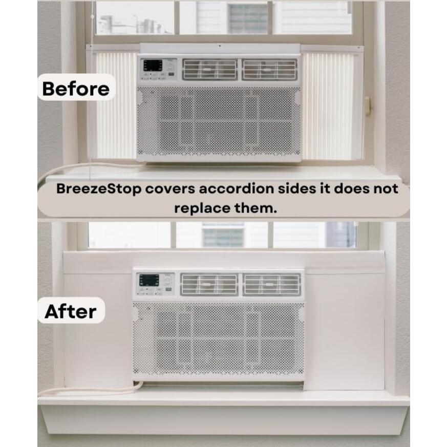 Paneles Aislantes Breeze Stop para Aire Acondicionado Blanco
