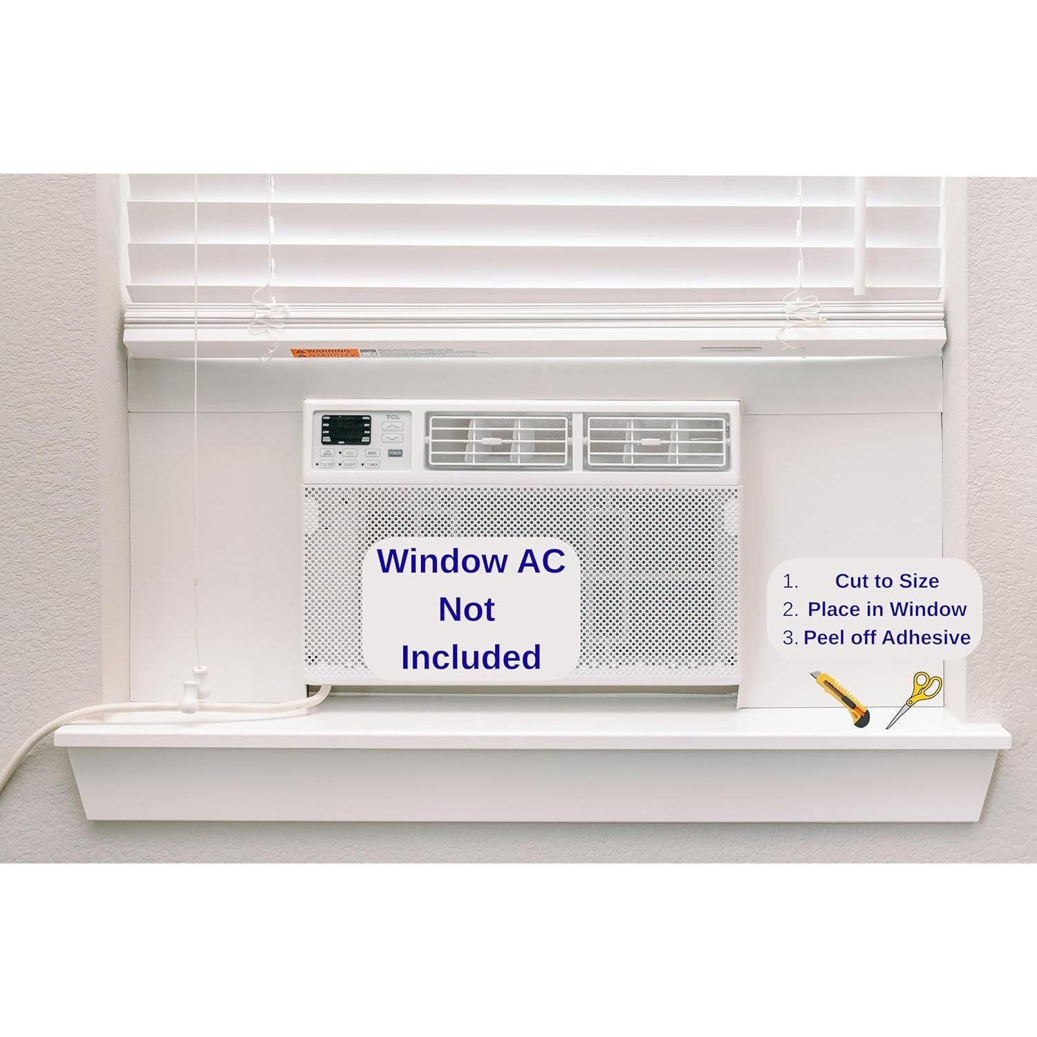 Paneles Aislantes Breeze Stop para Aire Acondicionado Blanco