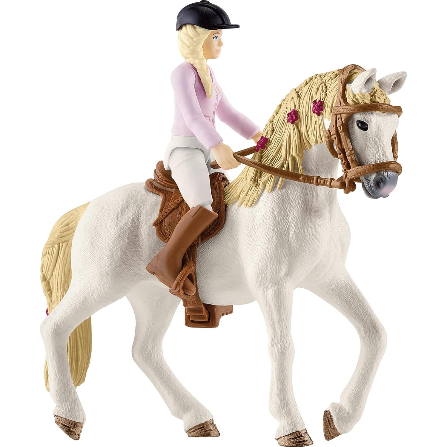 Juego de Caballos Schleich Horse Club 95 Piezas con Caravana