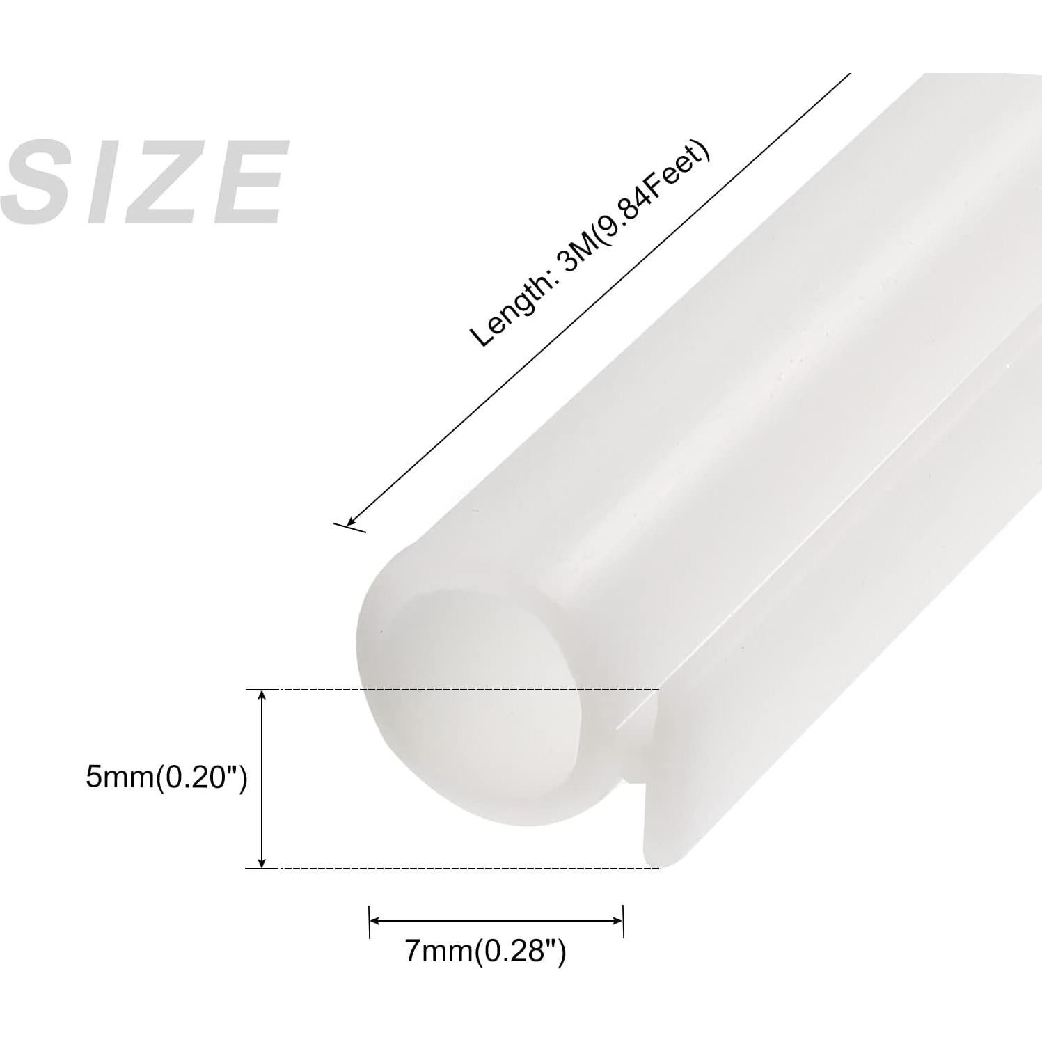 Burlete de Silicona METALLIXITY 7mm x 3m para Puertas y Ventanas