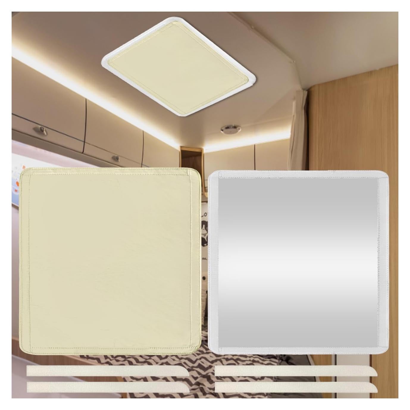 Cubierta Aislante para Ventana RV Safoner 40.64x40.64 cm Beige