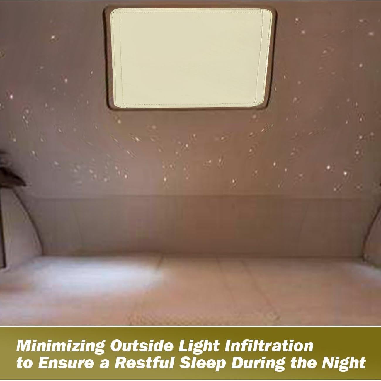 Cubierta Aislante para Ventana RV Safoner 40.64x40.64 cm Beige