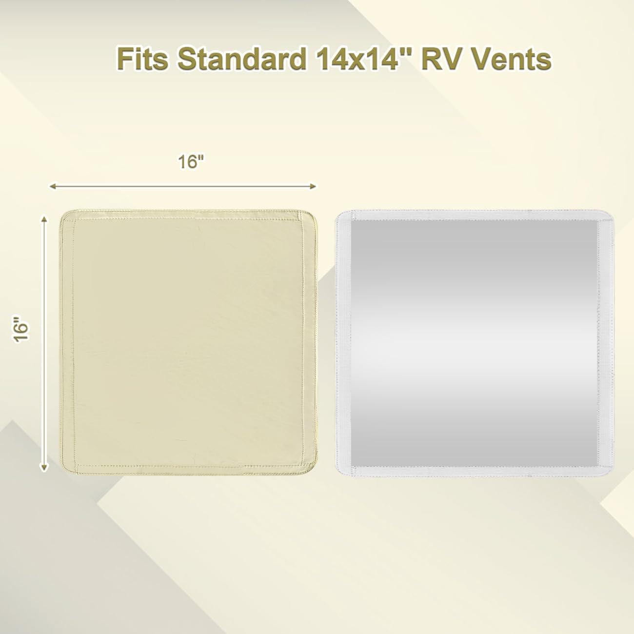 Cubierta Aislante para Ventana RV Safoner 40.64x40.64 cm Beige