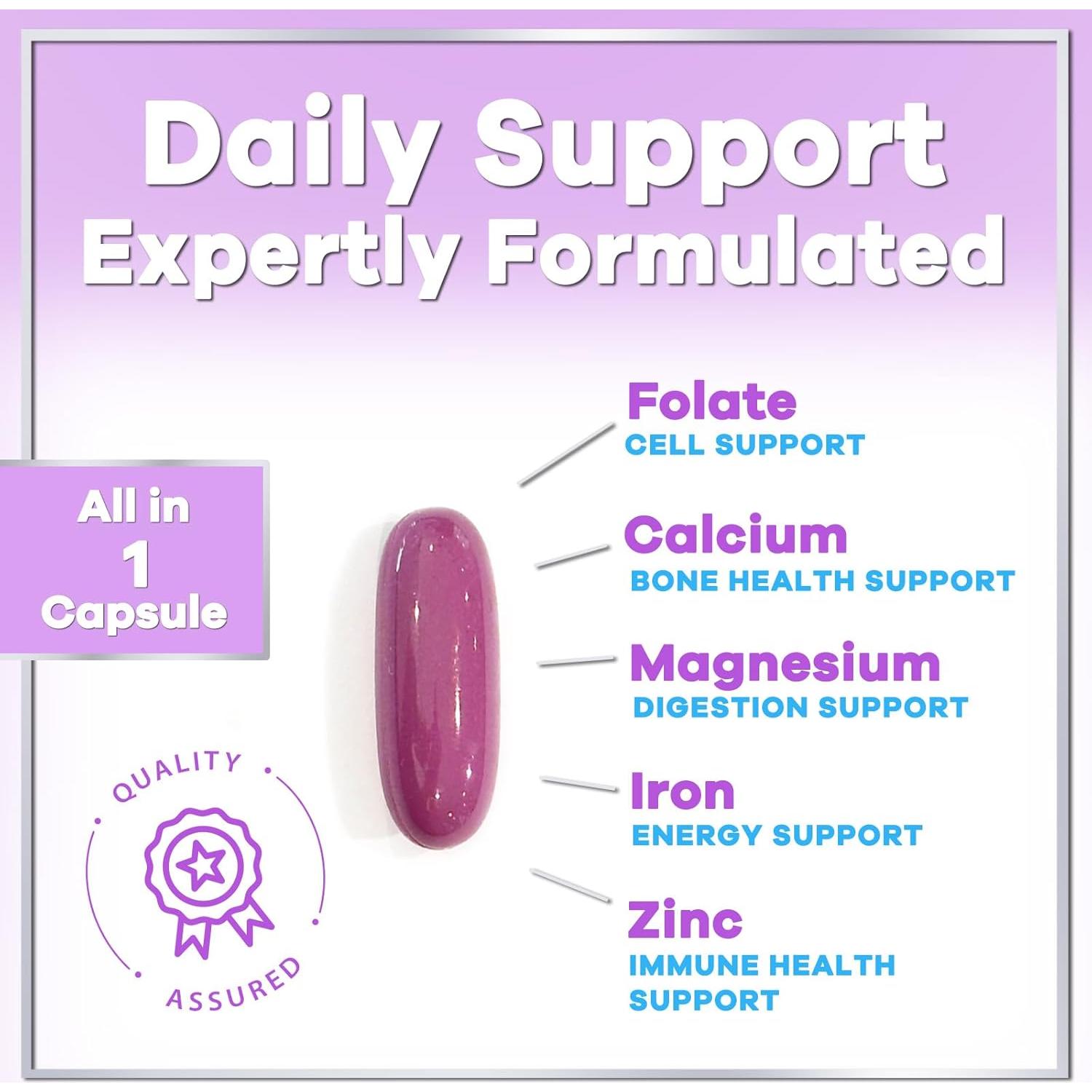 Multivitamina para Mujeres Hello Lovely! 60 Gelatinas con Biotina y Vitaminas