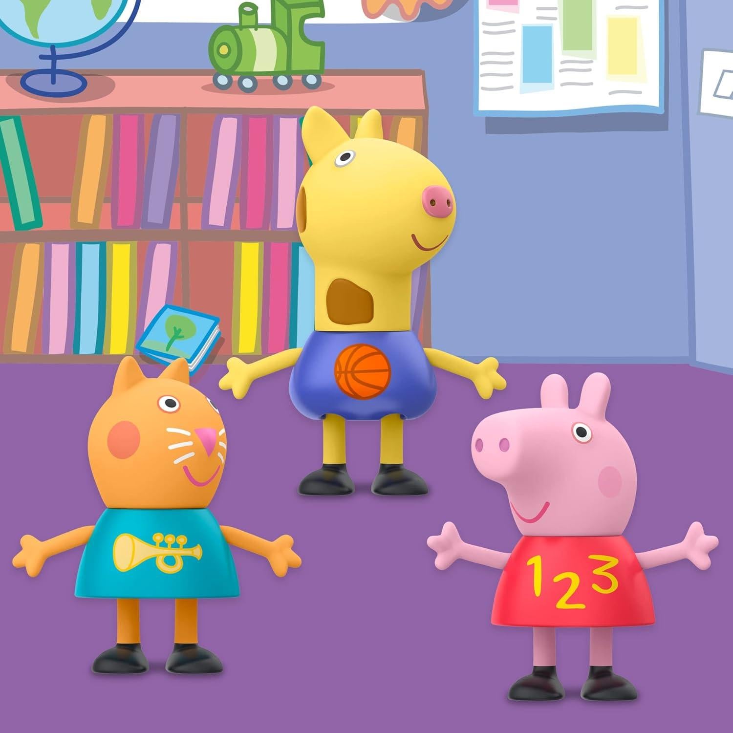 Figuras Peppa Pig 8-Pack Aula Escolar Hasbro 3 años+