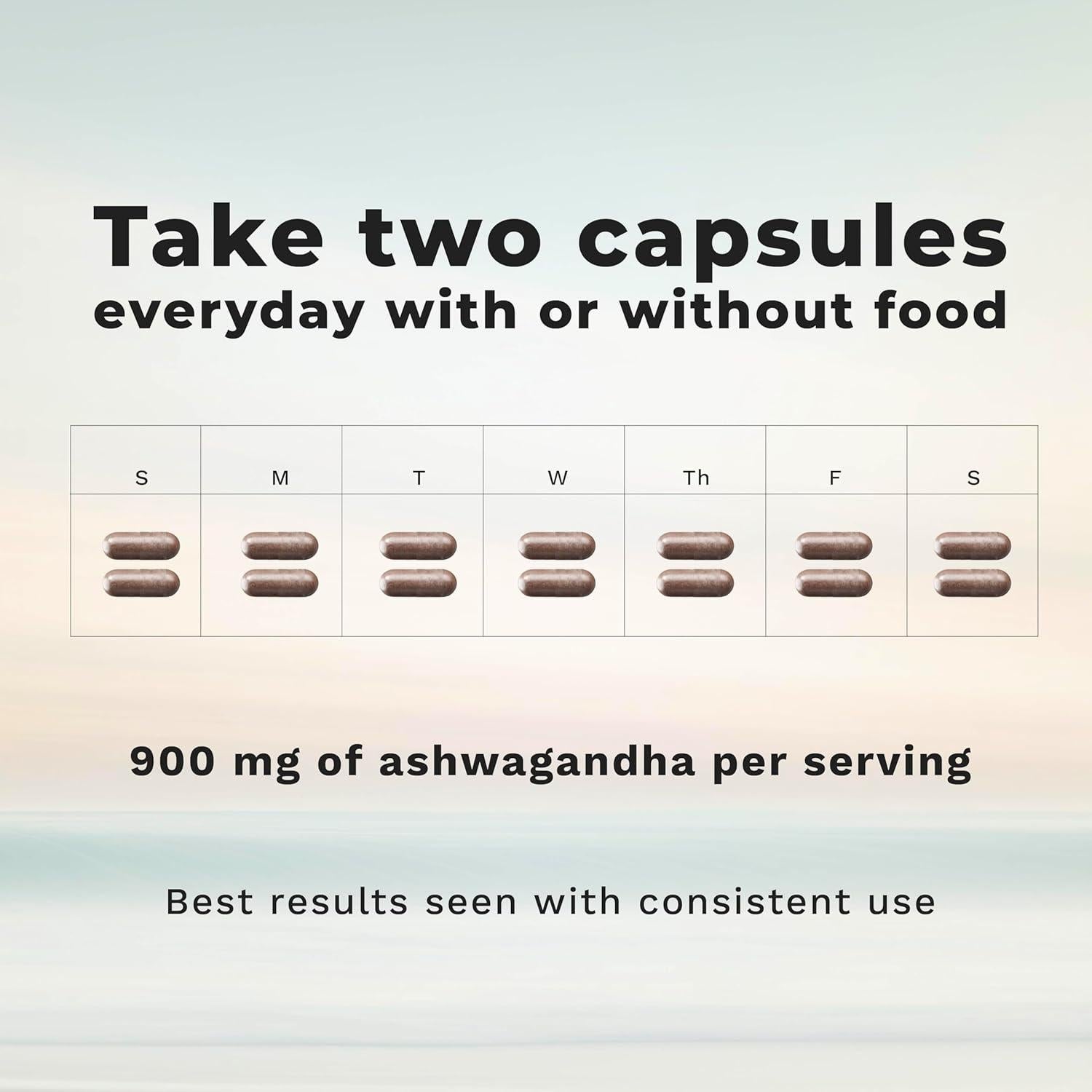 Suplemento Ashwagandha LifeSeasons 900mg - 60 Cápsulas