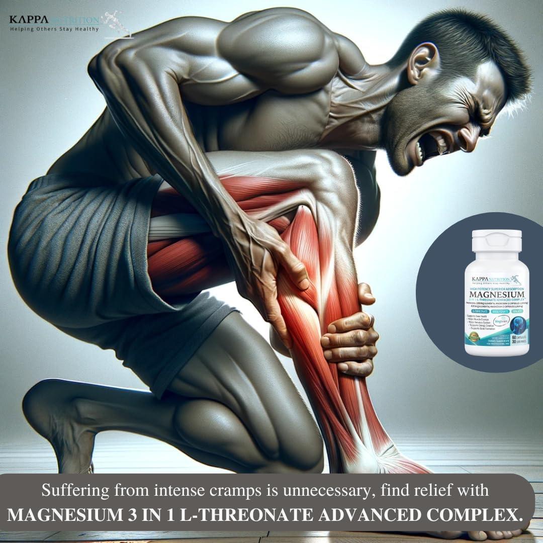 Kappa Nutrition Magbrain L-Treonato 60 Cápsulas 420 mg Magnesio