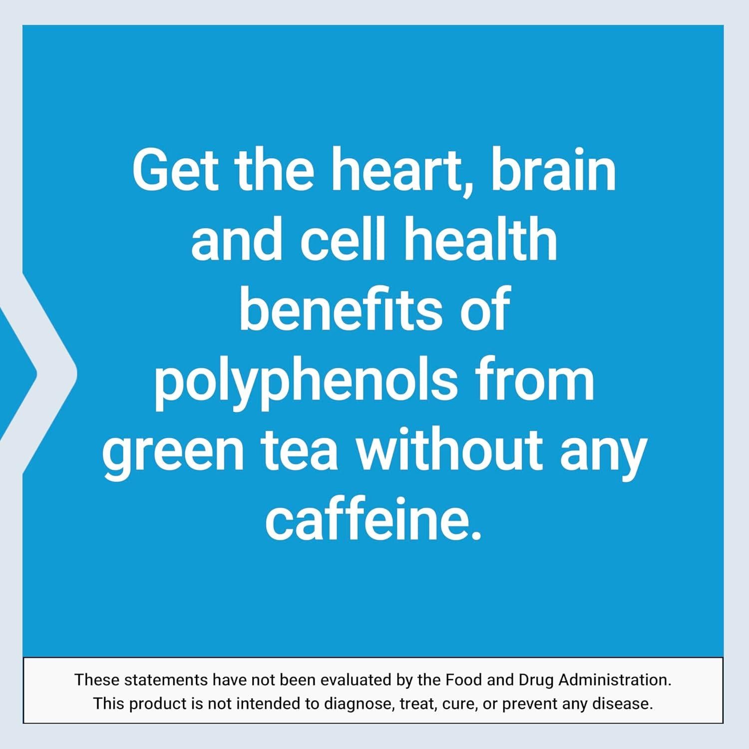 Extracto de Té Verde Mega Descafinado Life Extension 100 Cápsulas