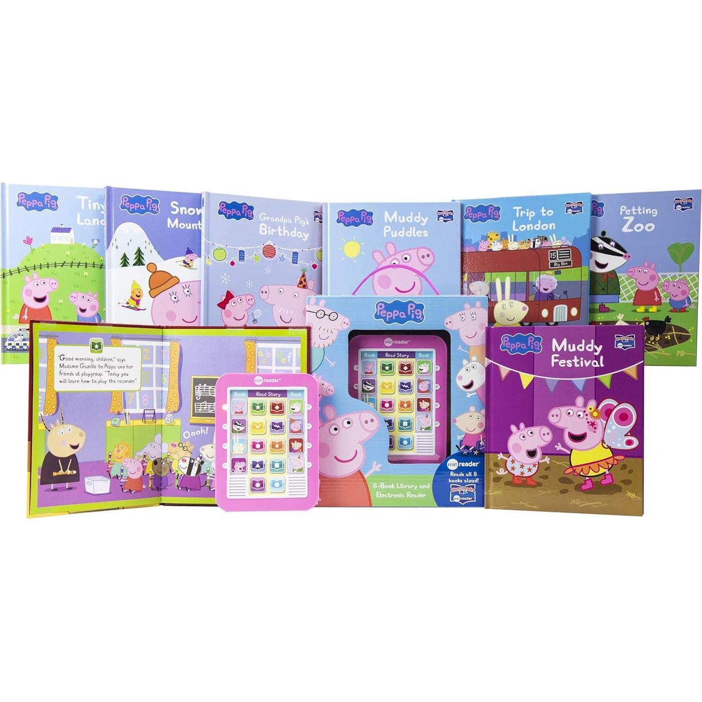 Peppa Pig Me Reader Electronic Reader and 8-Sound Book Library - PI Kids