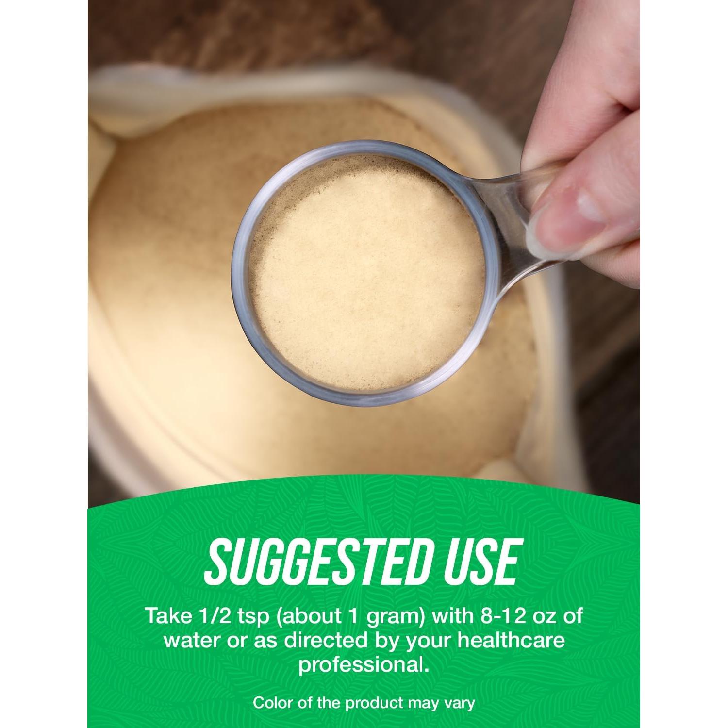 Extracto de Raíz de Ginseng en Polvo BulkSupplements 500g