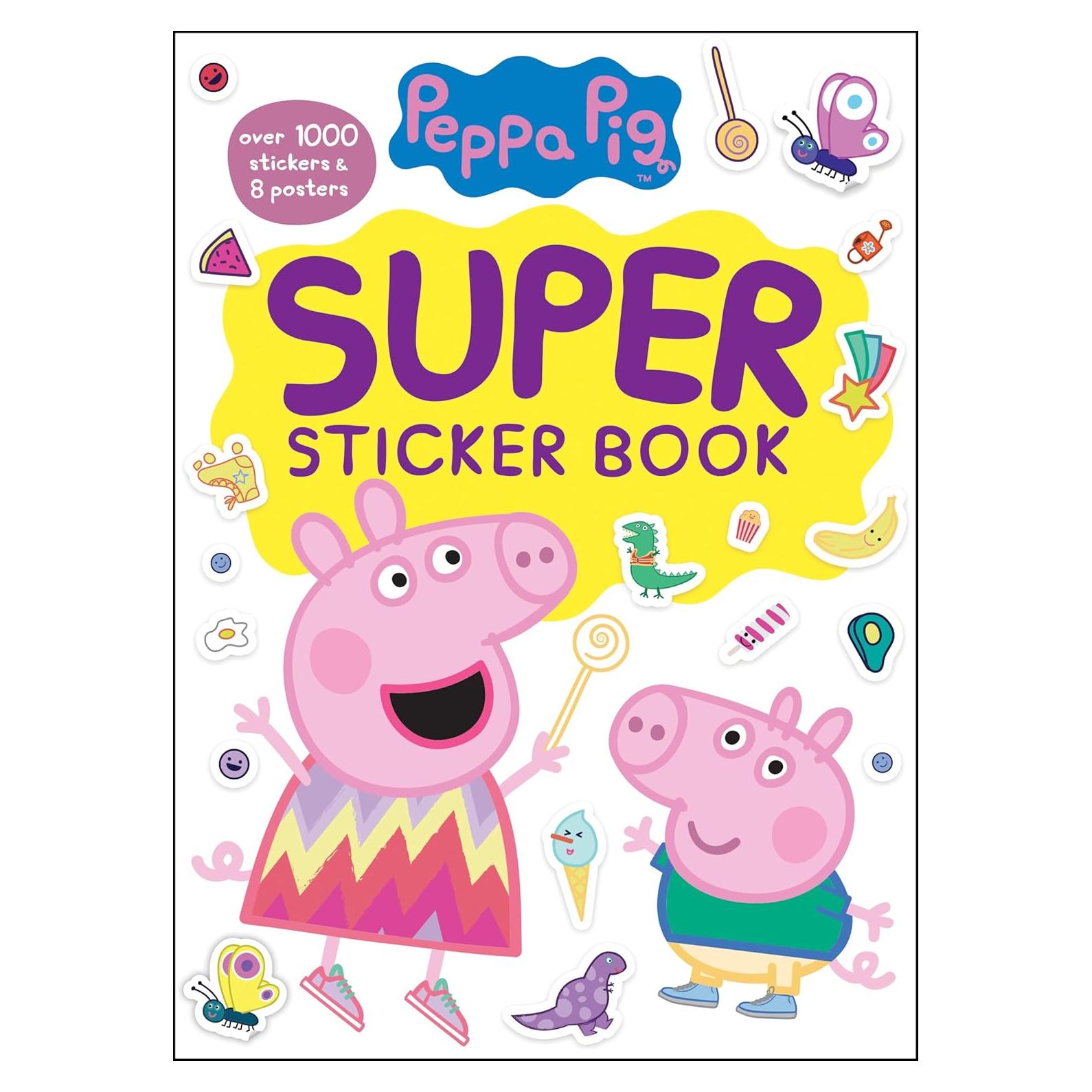 Peppa Pig Super Sticker Book: Over 1000 Stickers & 8 Posters