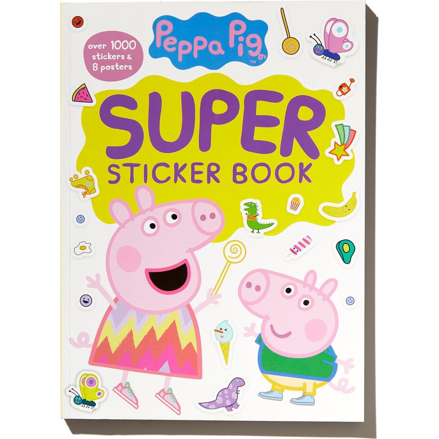 Peppa Pig Super Sticker Book: Over 1000 Stickers & 8 Posters