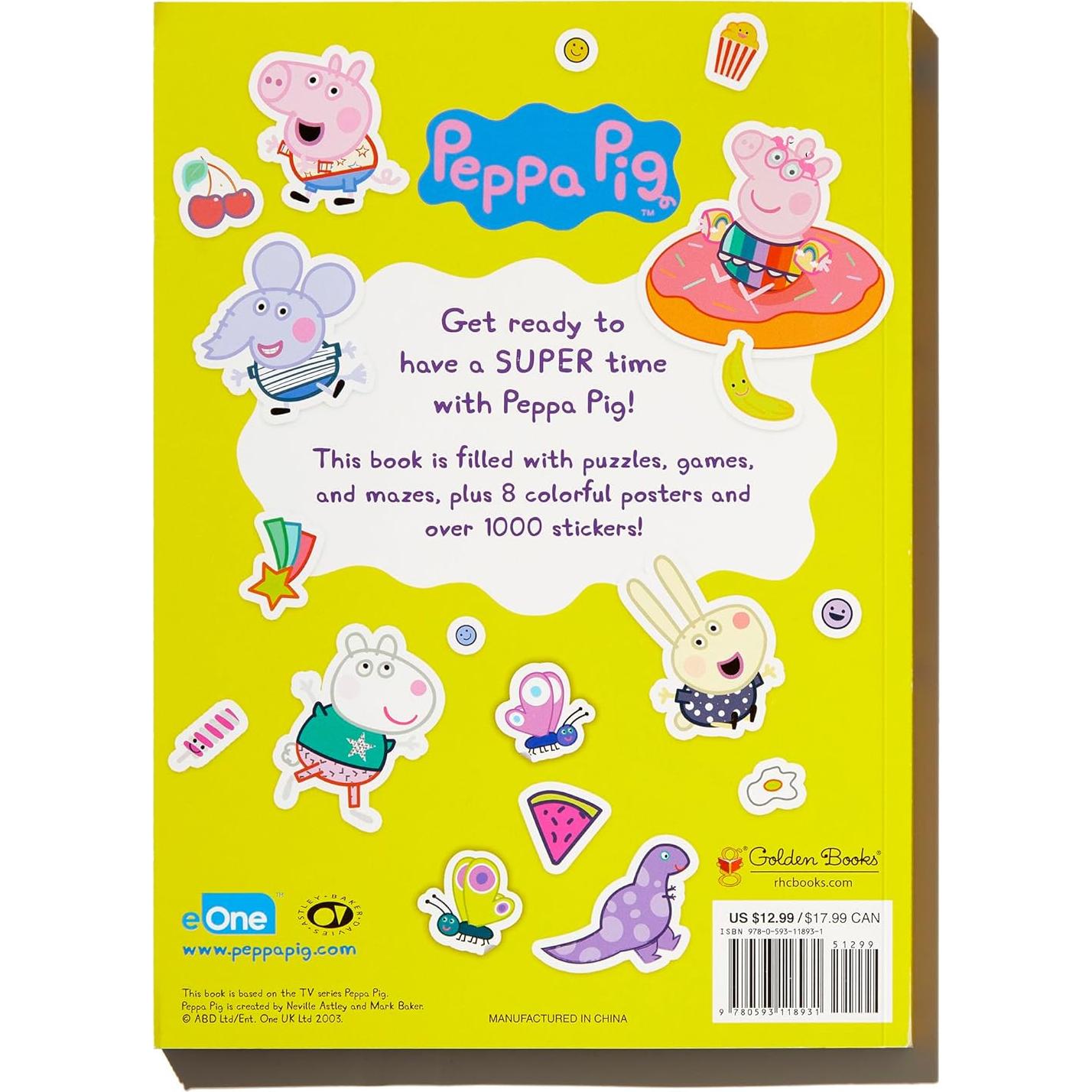 Peppa Pig Super Sticker Book: Over 1000 Stickers & 8 Posters