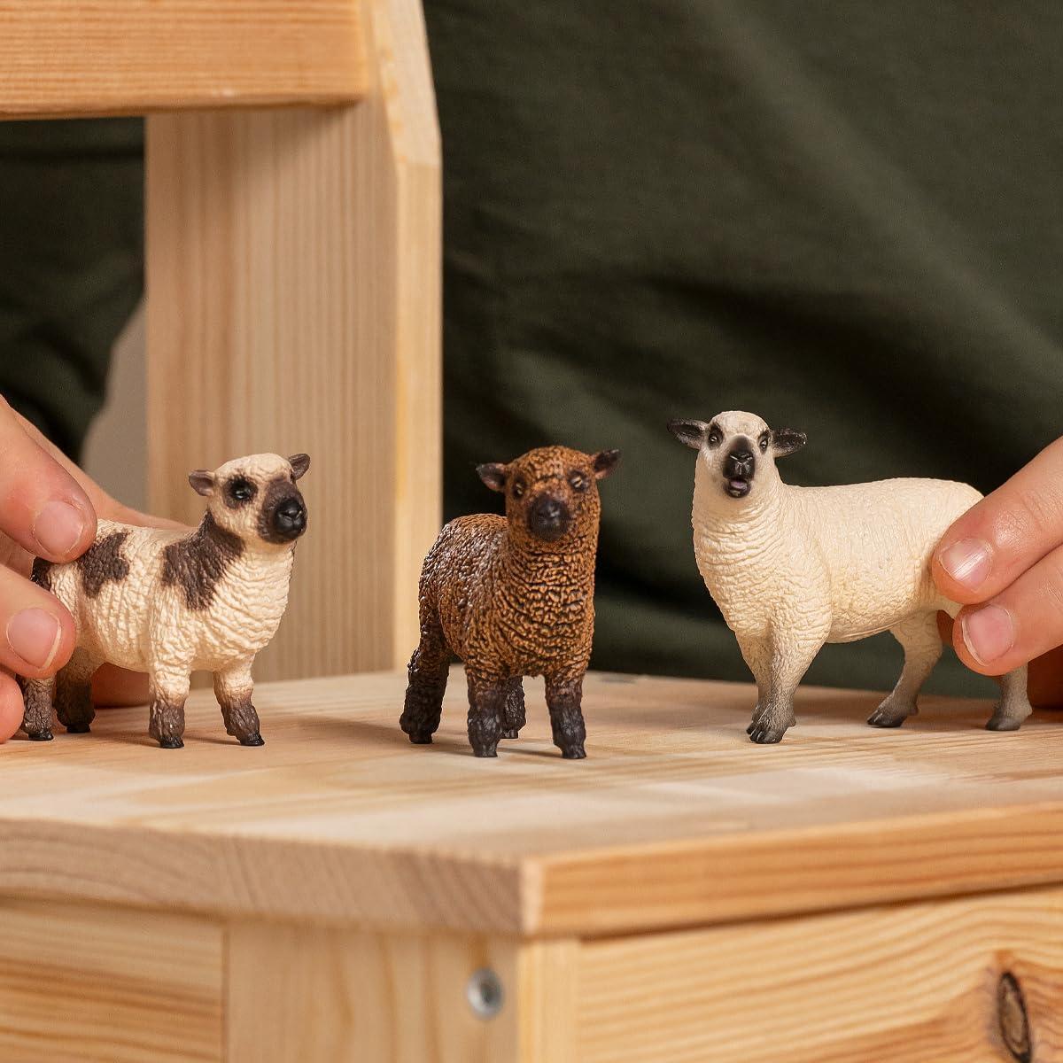 Set de Ovejas Schleich - Southdown Babydoll y Hampshire
