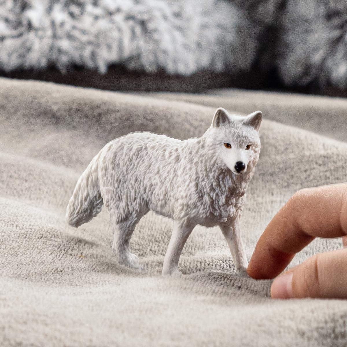 Figura de Lobo Ártico Schleich 7,62 cm Juguete Realista