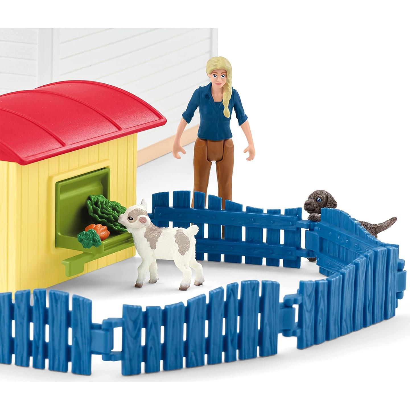 Juego de Hotel para Animales Schleich - 54 Piezas Educativas