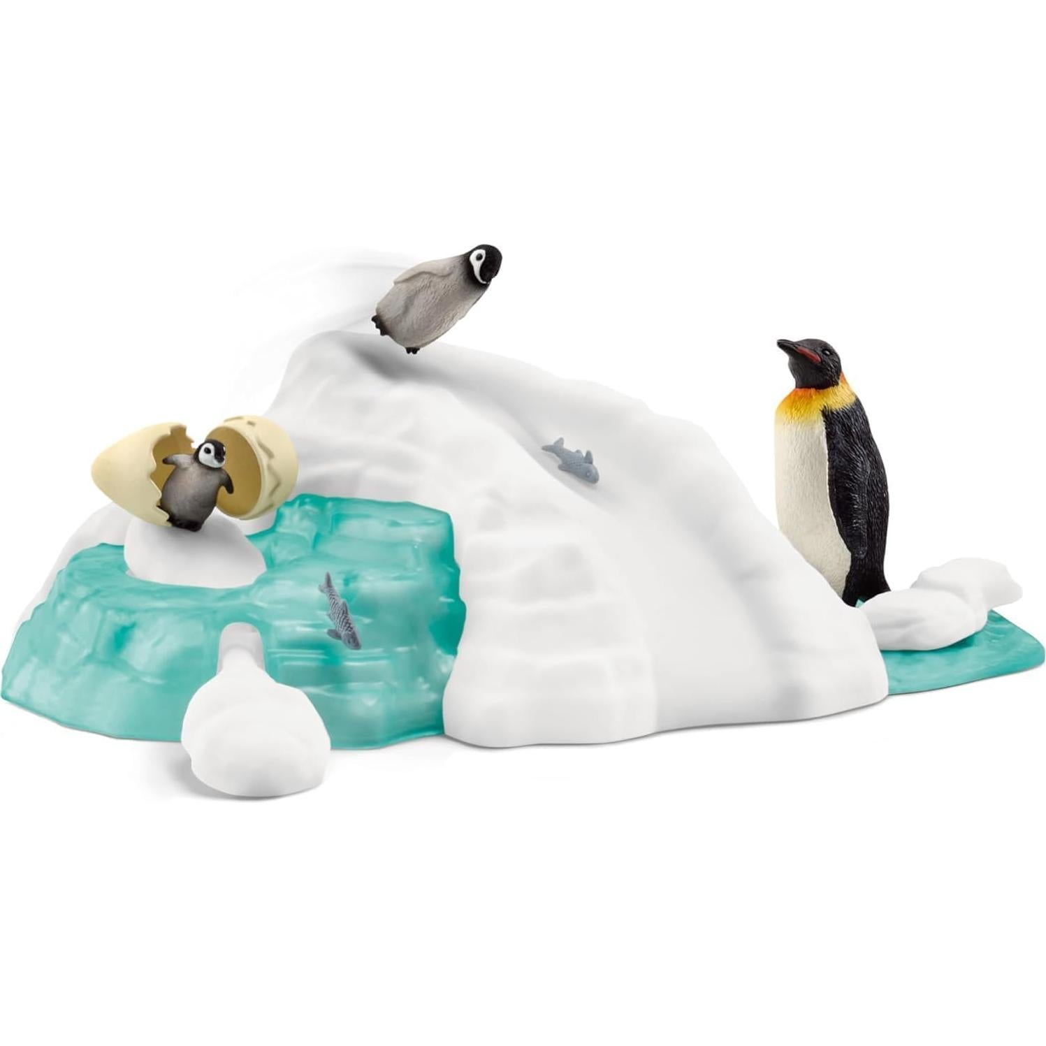 Pingüinos de Diversión Familiar Schleich 24.5x8.3 cm