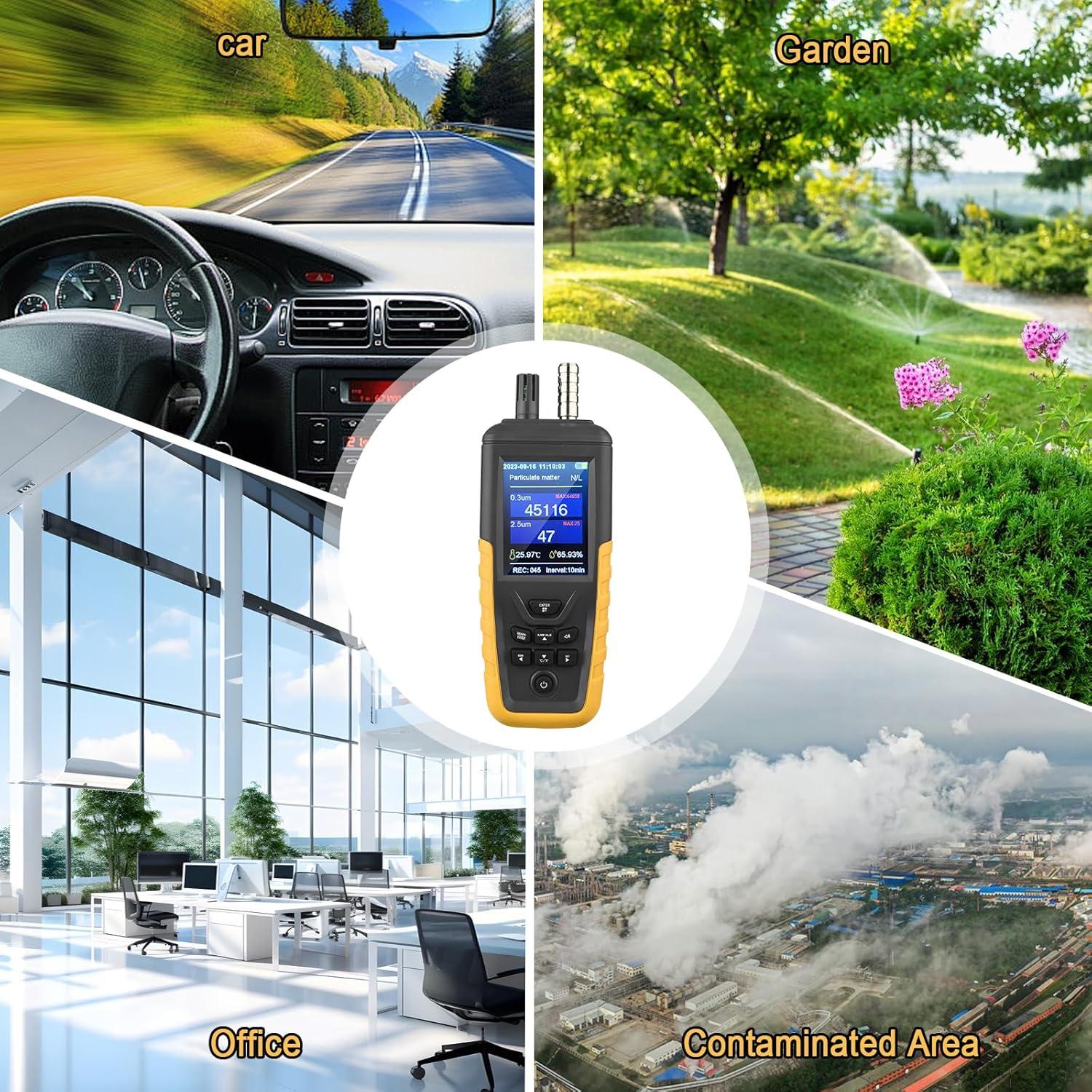 Monitor de Calidad del Aire WapoRich T7-TC8100 PM0.3/2.5/10