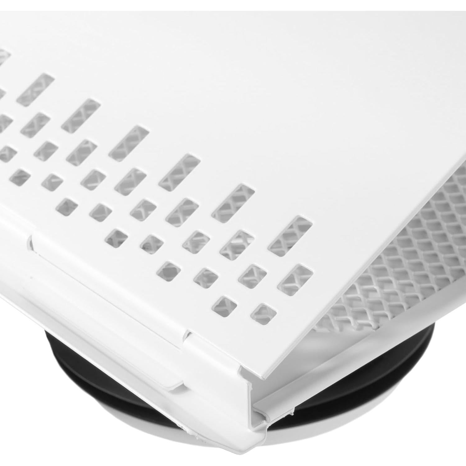 Cubierta de Ventilación 10 cm Vent Systems Acero Galvanizado Blanco