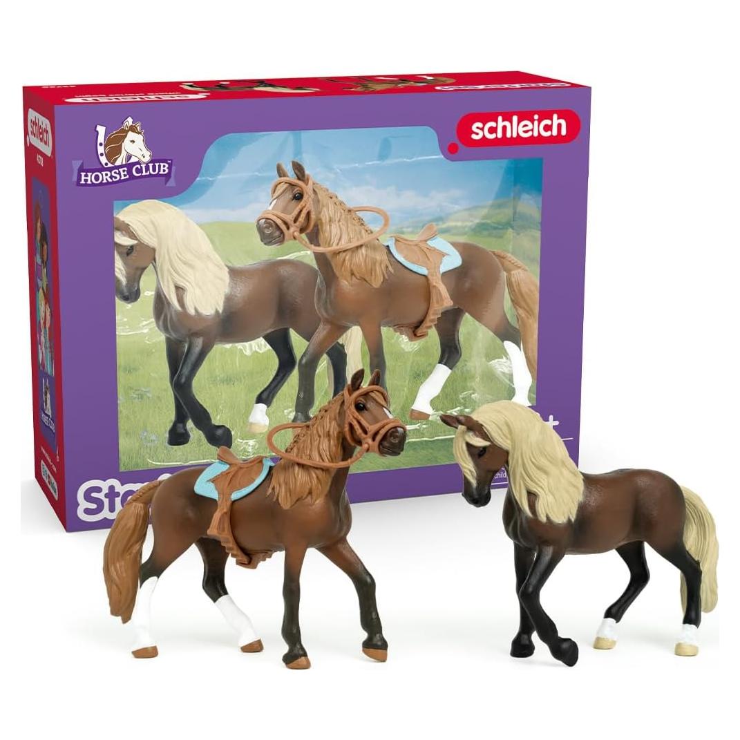 Juego de Juguetes Caballo Paso Peruano Schleich 4 Piezas