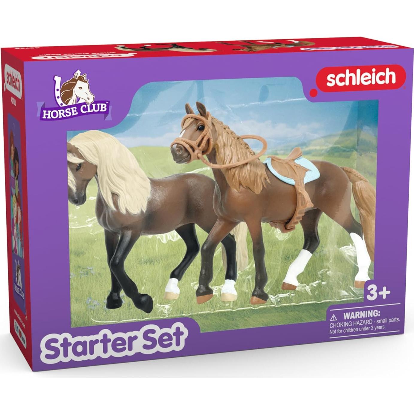 Juego de Juguetes Caballo Paso Peruano Schleich 4 Piezas