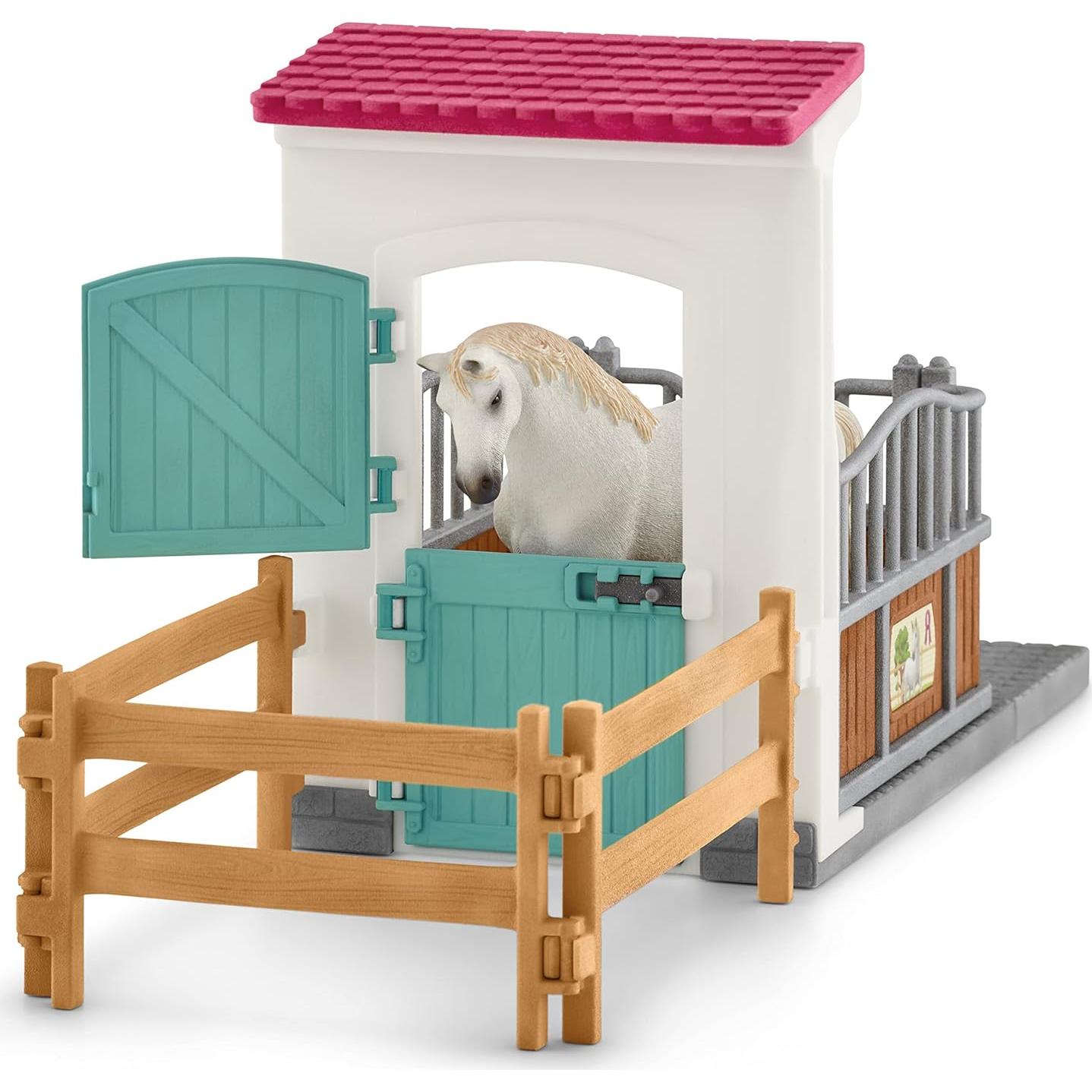 Schleich Club de Caballos - Establo 21 Piezas con Yegua