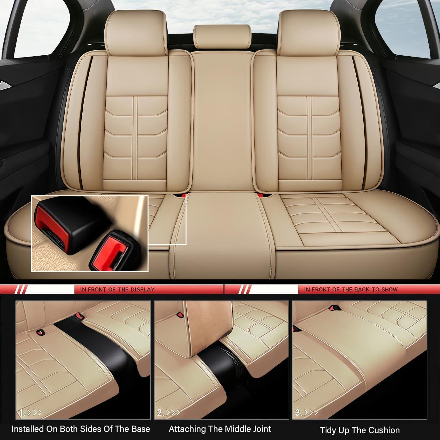 Funda de Asiento URINOVET para Hyundai Palisade 2020-2025 Beige