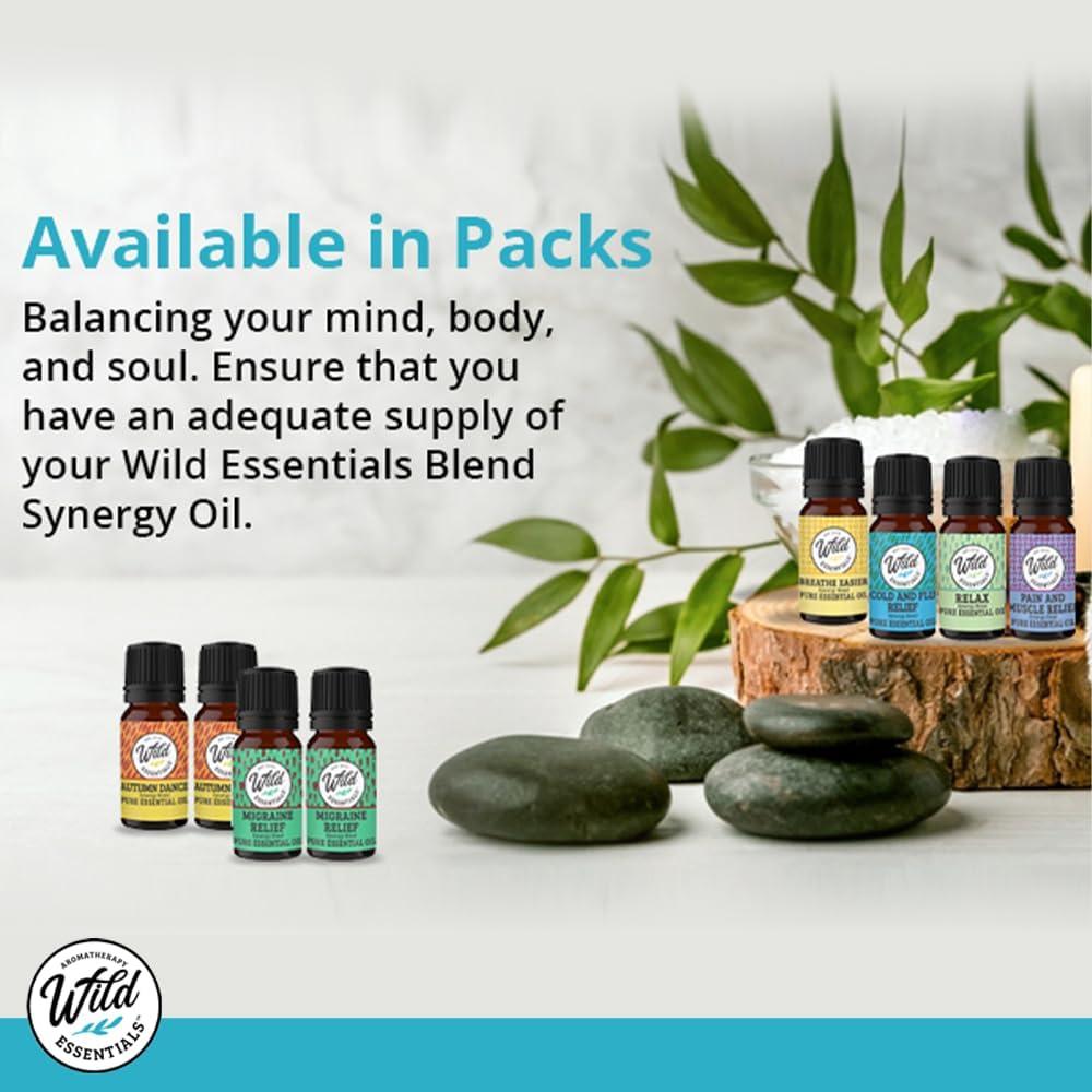 Aceite Esencial Puro Wild Essentials Alerta 10ml - Paquete de 2
