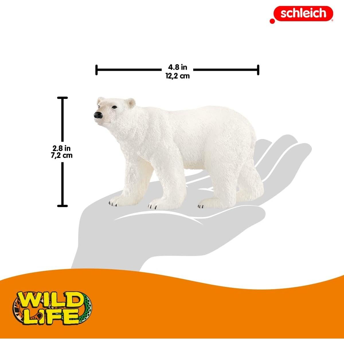 Figura Oso Polar Schleich Vida Salvaje 12.2x12.2x7.1 cm