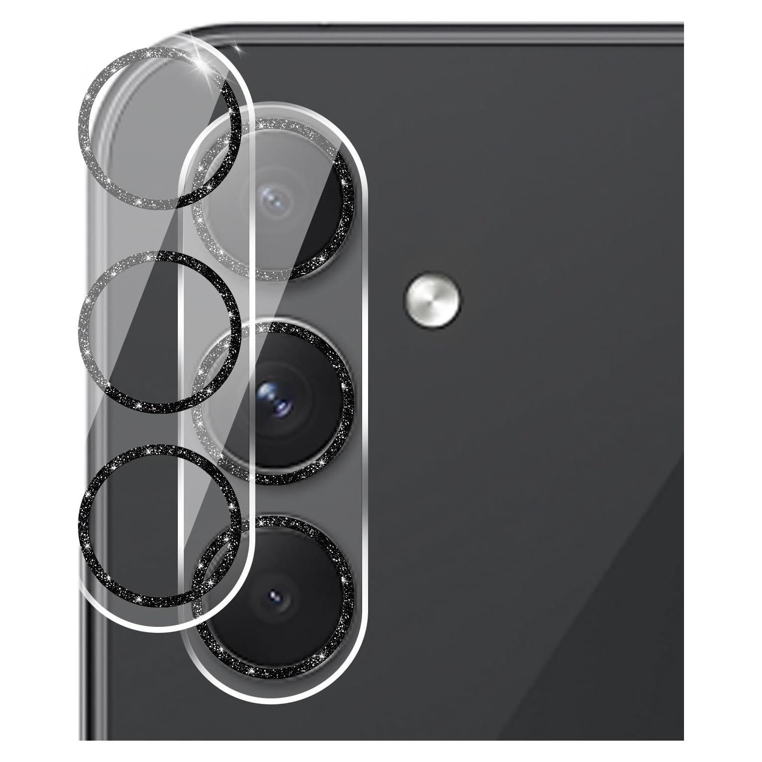 Protector de Lente de Cámara MONASAY para Galaxy S24 6.2" Dorado