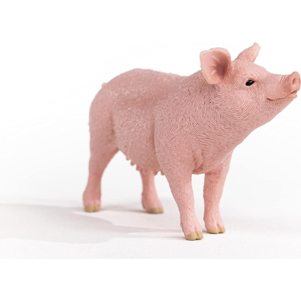 Figura de Cerdo de Juguete Schleich Mundo de Granja 5.8 cm