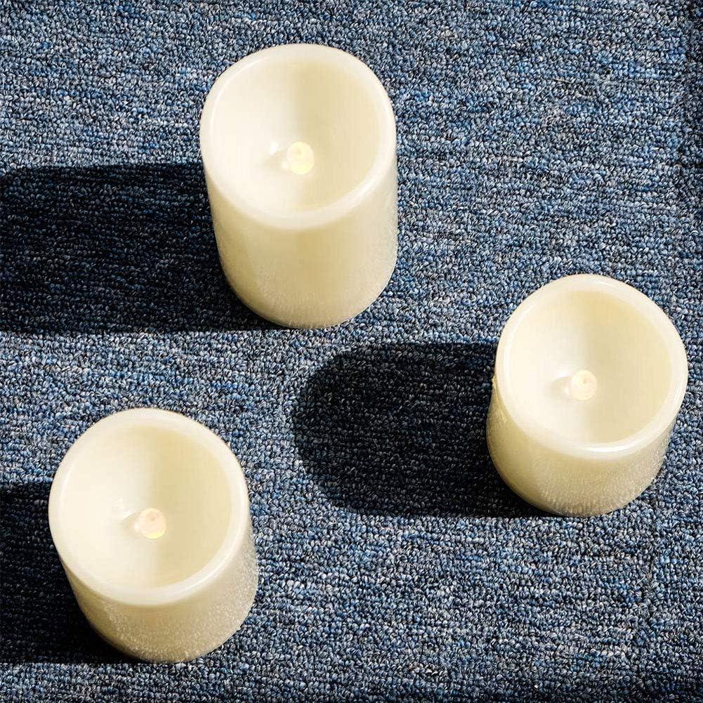 Juego de 6 Velas LED Parpadeantes Salipt - A Prueba de Agua