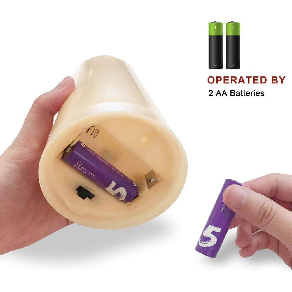 Juego de 6 Velas LED Parpadeantes Salipt - A Prueba de Agua