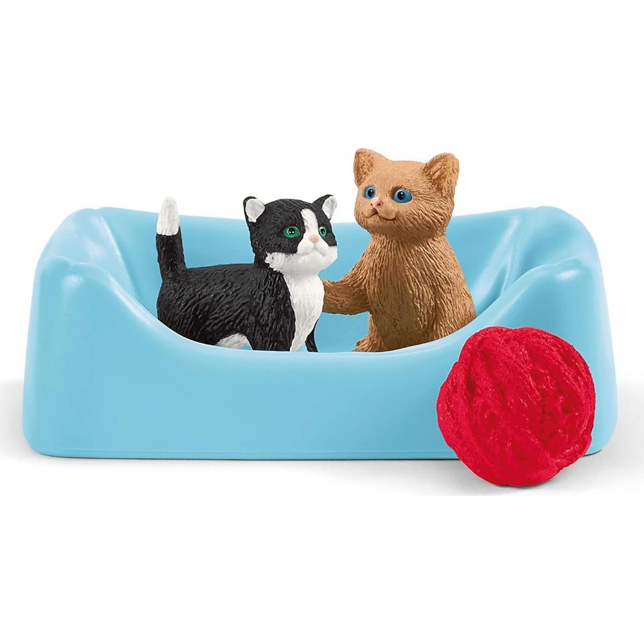 Set de Juego Schleich Gatos y Gatitos 9 Piezas Realistas