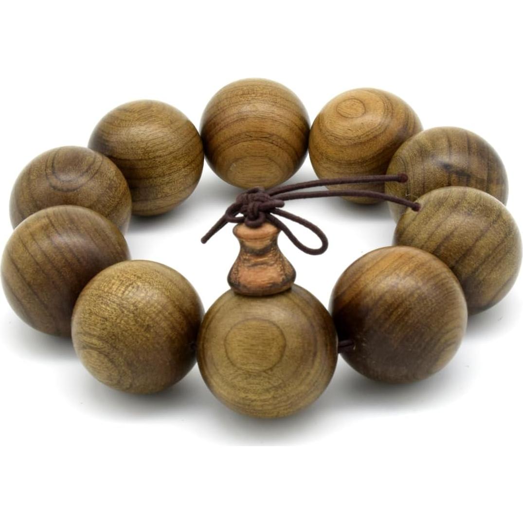 Collar y Pulsera de Cuentas de Madera Ébano Zen Dear